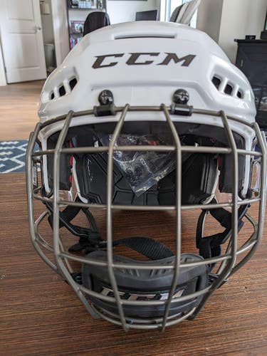 Used Small/Medium CCM FL500 Helmet with FM 500 Cage