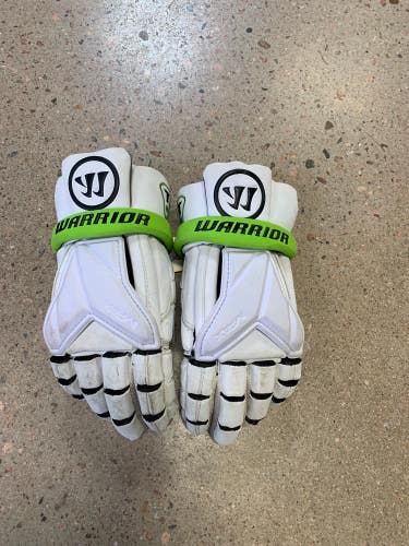 Used Warrior Impax Lacrosse Gloves Medium