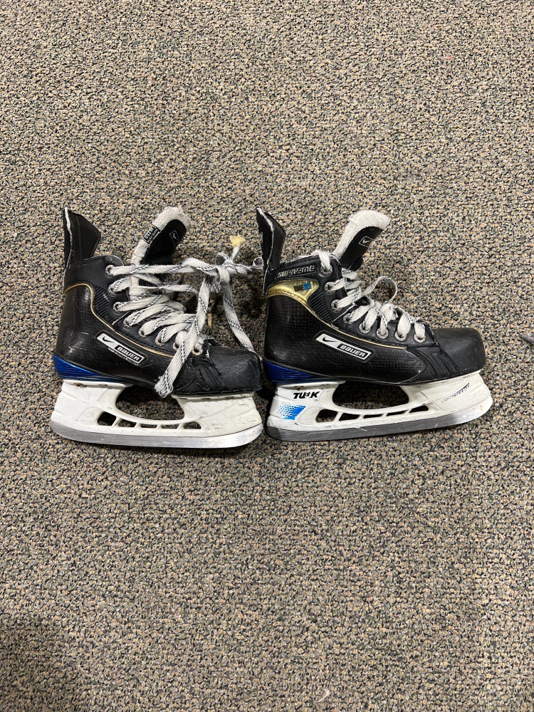 Used Junior Bauer Supreme One Hockey Skates D&R (Regular) 2.5