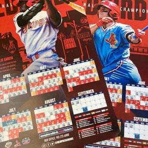 Memphis Redbirds 2019 Calendar Posters