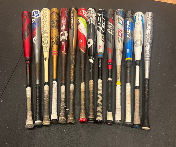 Demarini, Rawlings, Louisville Slugger, Warstic, Marucci BBCOR Bats