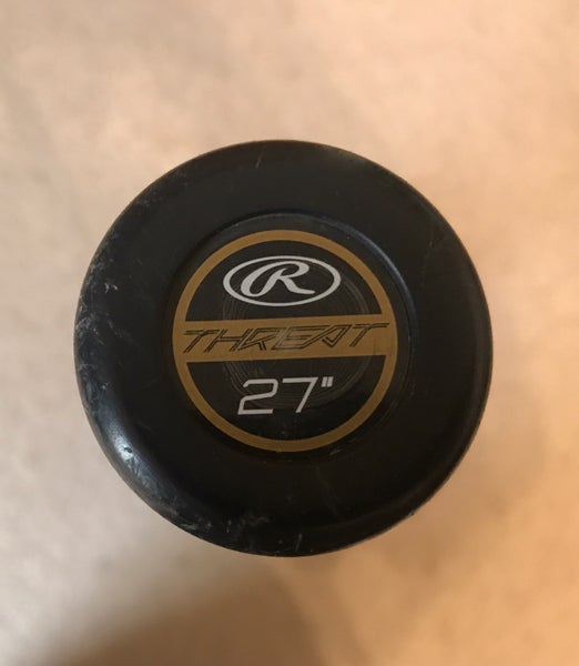 Used USSSA Certified Rawlings Composite Threat Bat 27" (-12) 15 oz Barrel 2 3/4"