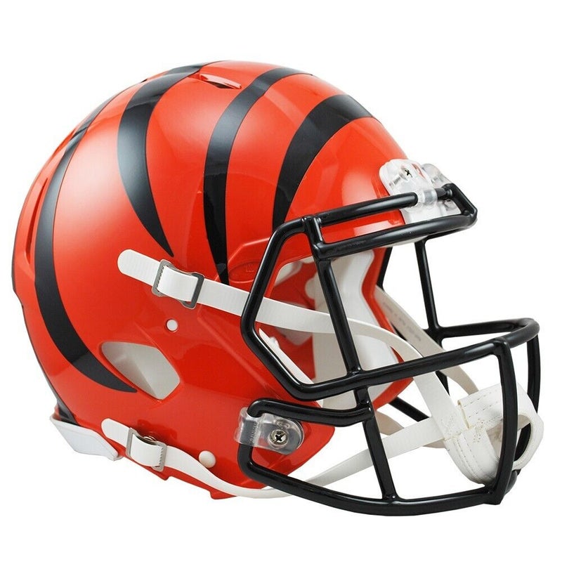 NIB Riddell Speed Cincinnati Bengals Full Size Authentic Helmet Orange