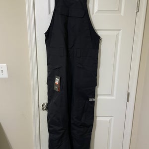 Mountain Hardwear Mens Fireball Bib Pants, Black, XL