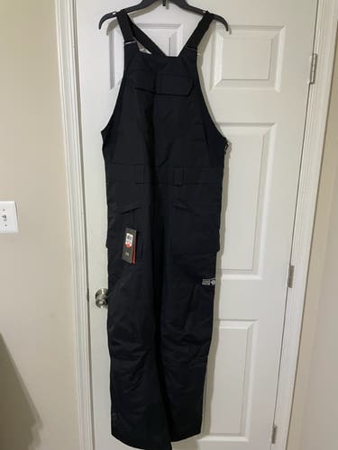 Mountain Hardwear Mens Fireball Bib Pants, Black, XL