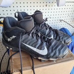 Used Men's Size 9.5 (Women's 10.5) Molded Cleats Nike Mid Top ALPHA