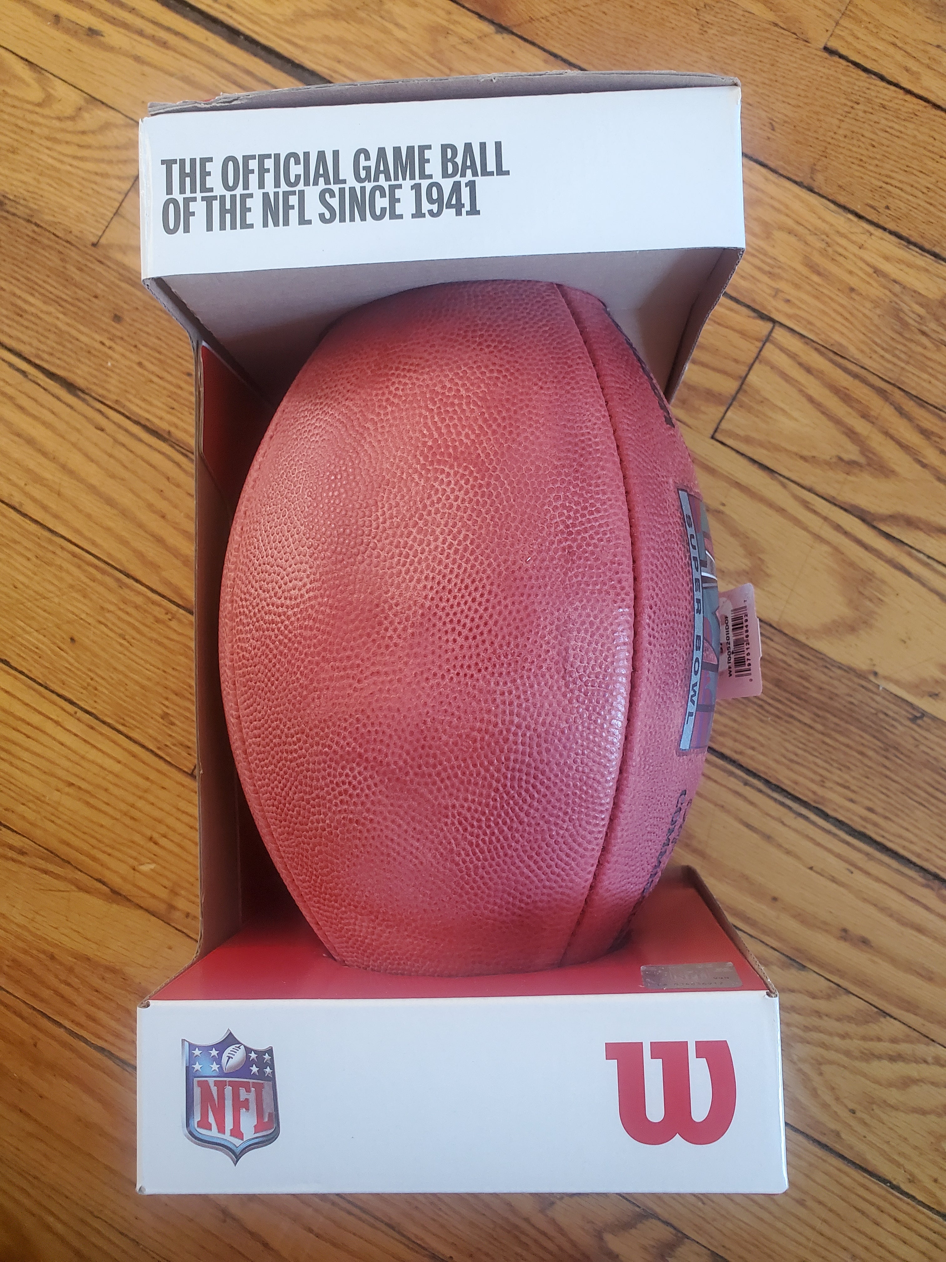 An authentic Wilson The Duke 2020 Official NFL Leather Game