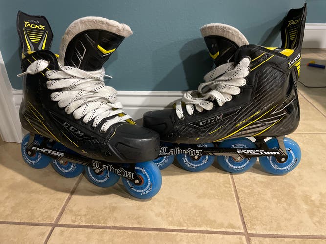 Custom Roller Converted CCM 9.5 Super  Tacks Hockey Skates