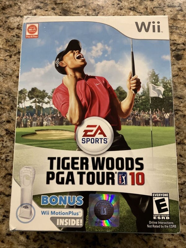 Tiger Woods PGA Tour 10 Wii Motion Plus Bundle Nintendo Wii