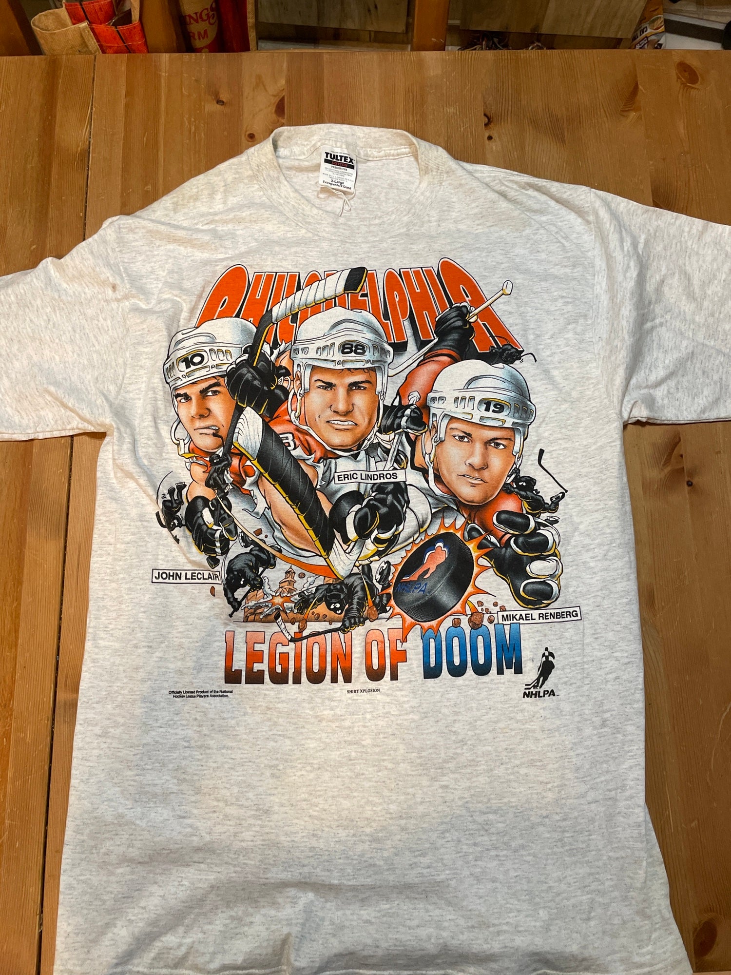 Philadelphia Flyers Vintage Legion Of Doom Shirt XL Lindros NWOT