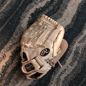 Used Rawlings Highlight Series Right Hand Throw Pitcher Baseball Glove 12.5"