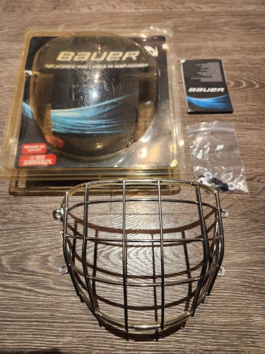 Bauer Hockey NME Goalie Helmet Mask Flat Bar Replacement Wire Cage RPNMESR CSA