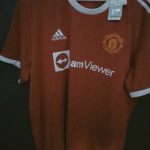 Manchester United Soccer Club Red New XXL Adult Unisex Adidas Jersey
