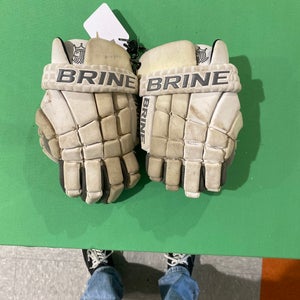 Used Brine Lacrosse Gloves Small