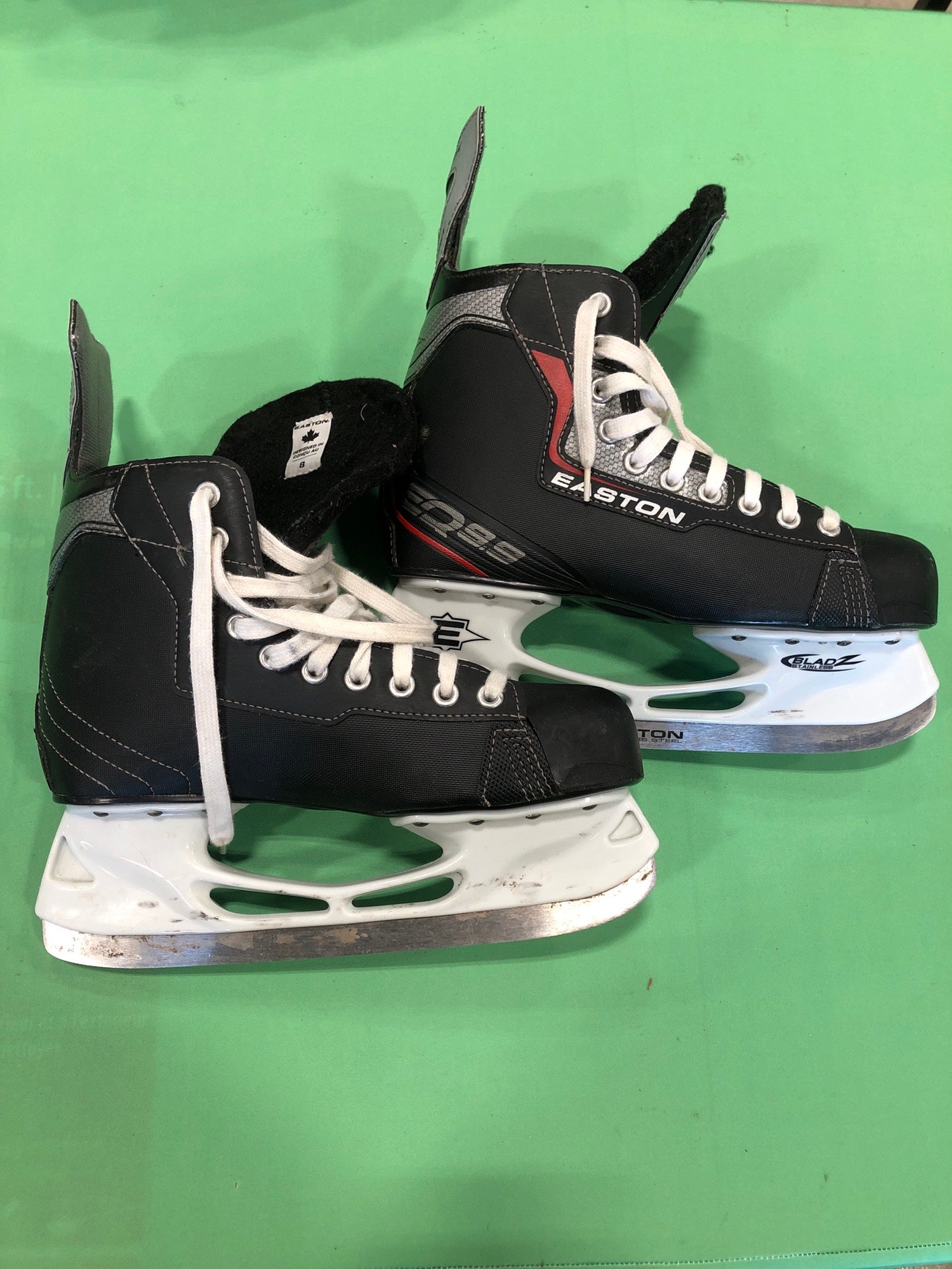 Used Easton SYNERGY EQ40 5EE HOCKEY SKATES Junior 05 Ice Hockey Skates Ice  Hockey Skates