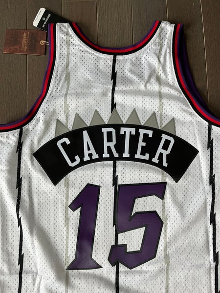 Vintage Nike Vince Carter Toronto Raptors Throwback Home White NBA