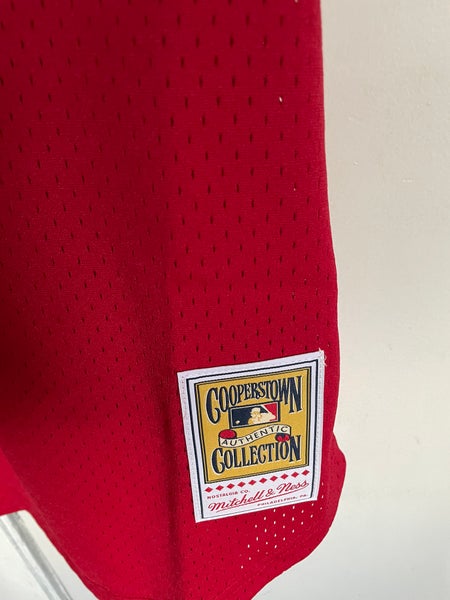 Pete Rose Men's Cincinnati Reds Throwback Jersey - Red Authentic