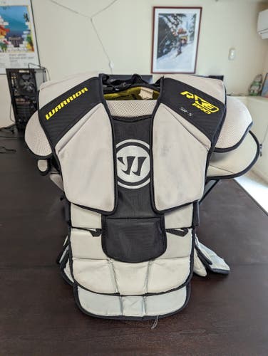 Used Small Warrior Ritual X3 Pro Goalie Chest Protector