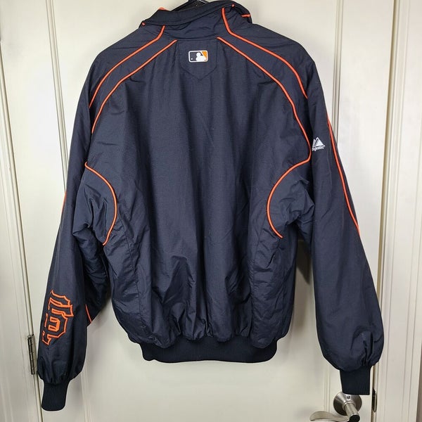 SF Giants MLB Majestic grey Cool Base starter Jacket s Baseball