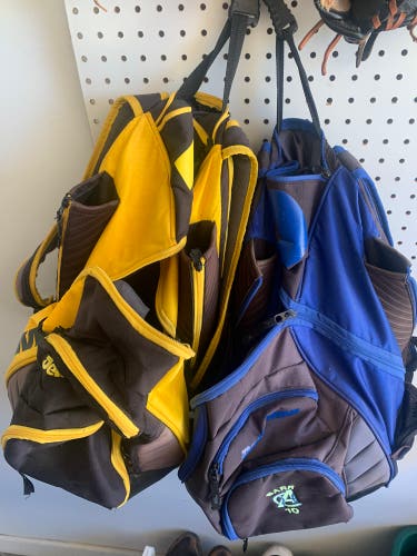 2 Used DeMarini Bat Bag