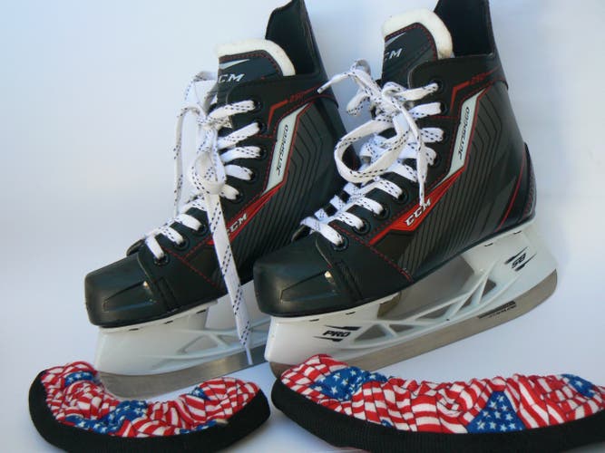 Junior Used CCM Jetspeed 250 Hockey Skates Regular Width Size 3