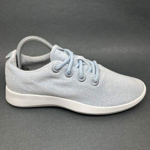 Allbirds Wool Runners Frost Light Pale Blue Shoes Sneakers Womens Size 8