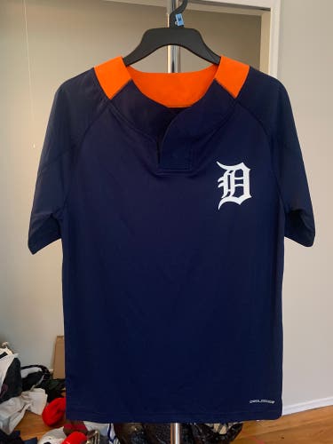 Detroit Tigers MLB Majestic Cool Base Shirt mens small