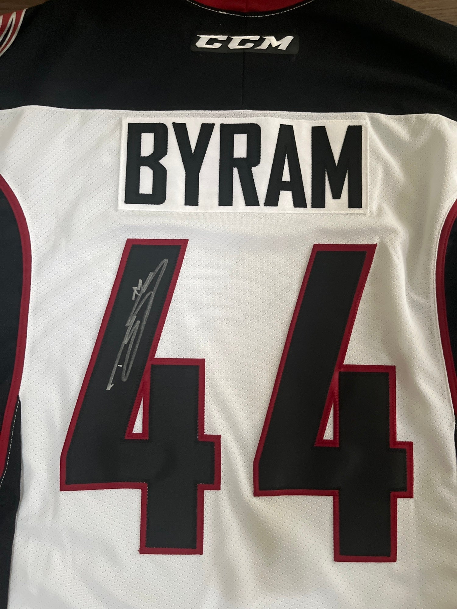 Bowen Byram Colorado Avalanche Autographed Adidas Jersey