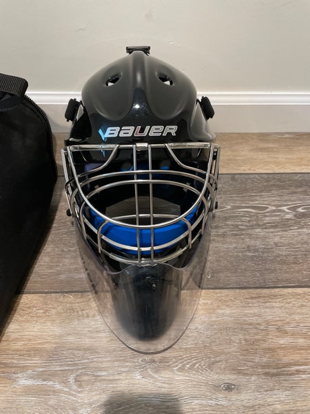 Used Bauer NME 8 Goalie Mask Fit 3