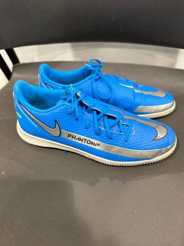 Used Nike Phantom GT Indoor Soccer Shoes 7.0 Blue