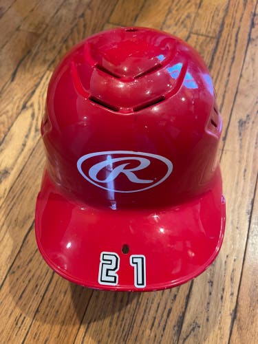 Used 6 7/8 Rawlings Batting Helmet