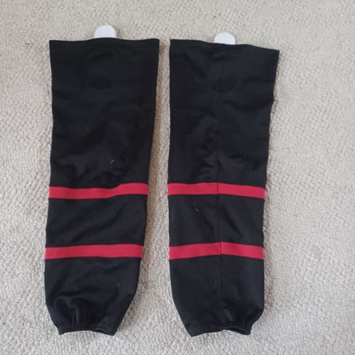 Black Senior Used Socks