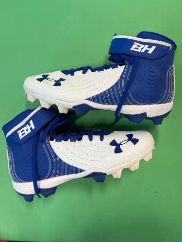 Blue Used Men's 8.5 (W 9.5) Molded Under Armour Bryce harper Cleat