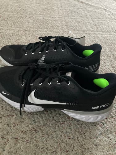 Black Adult Metal Low Top Nike alpha huarache elite 3
