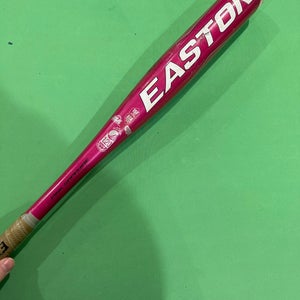 Used Easton Pink Sapphire Alloy Bat -10 18OZ 28"