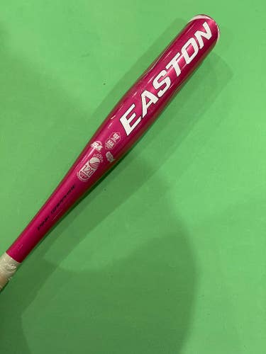 Used Easton Pink Sapphire Alloy Bat -10 16OZ 26"