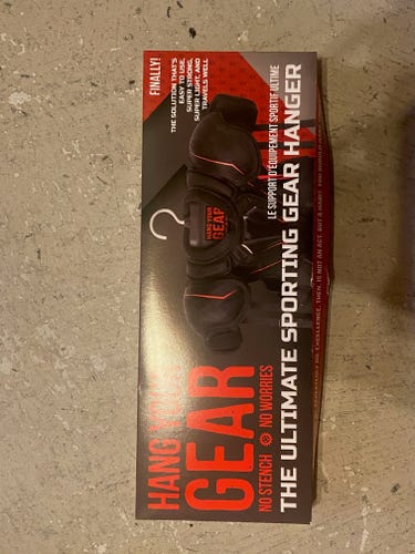 Hang Your Gear hockey gear hanger