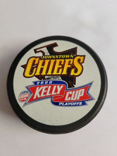 Johnstown Chiefs 2000 Kelly Cup Playoffs Collectible Hockey Puck