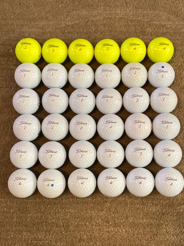 Used Titleist 36 Pack (3 Dozen) Pro V1 Balls