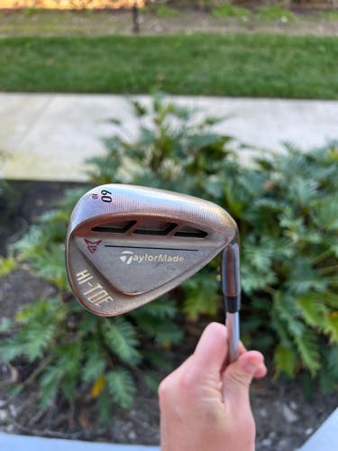 Used Men's TaylorMade Right Handed Hi-Toe Wedge Regular Flex 60 Degree Steel Shaft