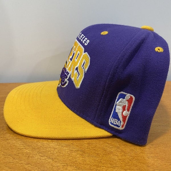 Los Angeles Lakers Hat Baseball Cap Snapback NBA Basketball Mitchell Ness  Retro