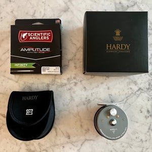 Hardy Marquis LWT 5wt fly reel & Scientific Anglers Amplitude Infinity Line