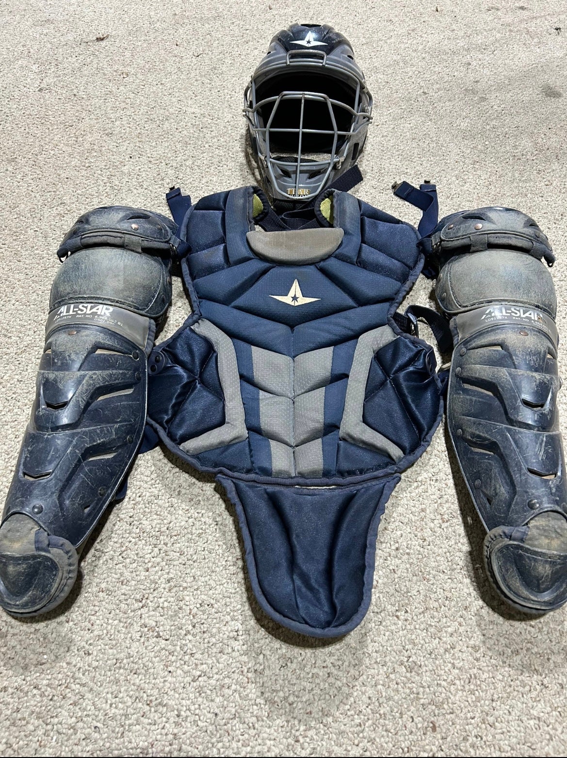 All Star System 7 Axis Catcher's Gear Set (Ages 9-12/12-16)  CKCC912S7X/CKCC1216S7X