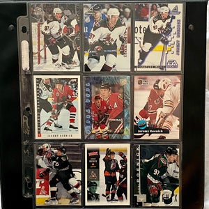 Jeremy Roenick NHL Hockey Card Lot (9) - Phoenix Coyotes & Chicago Blackhawks