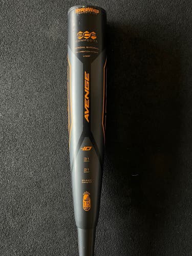 Used USSSA Certified Composite (-10) 21 oz 31" Avenge Bat