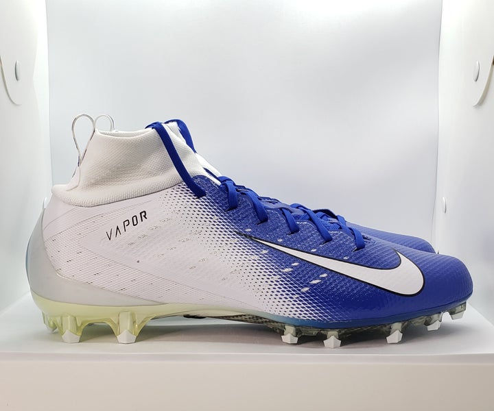 Nike Vapor Untouchable Pro 3 Blue White Football Cleats AO3021-145