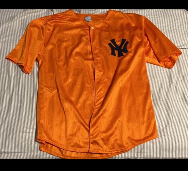 orange yankees jersey