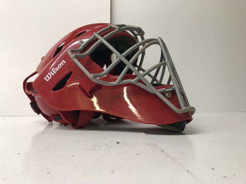 Used Wilson Catchers Helmet S M Catcher's Equipment SidelineSwap