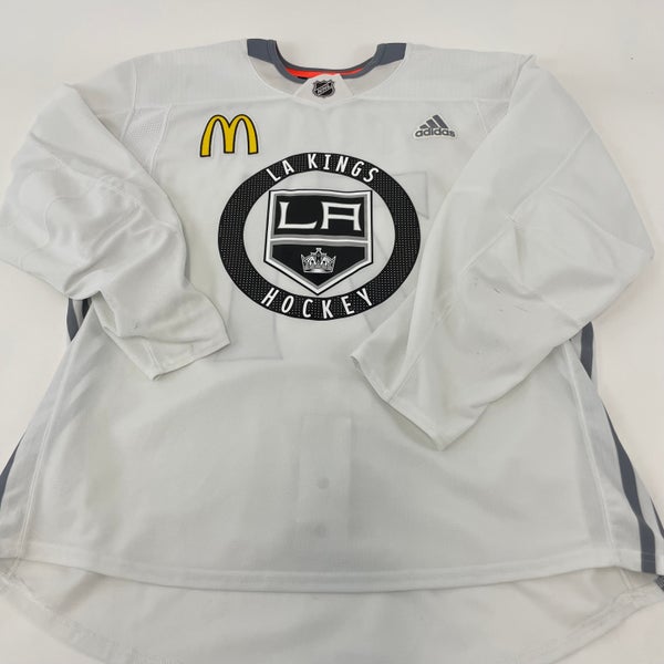 Brand New Blank Adidas MIC LA Kings Game Jersey, White