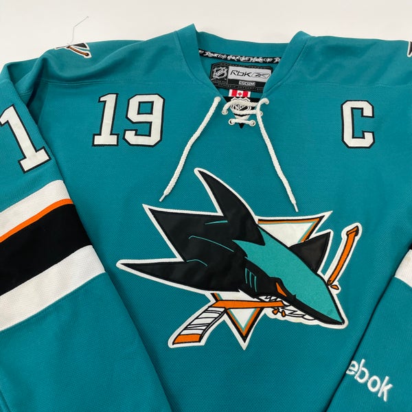 Used Reebok San Jose Sharks Jersey Size 52 #E138 Thornton